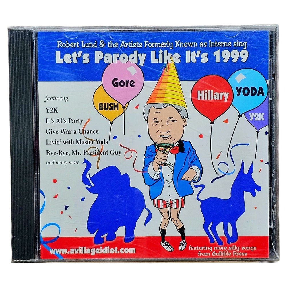 Robert Lund Let's Parody Like It's‎ 1999 CD Comedy Political Satire 21 Songs